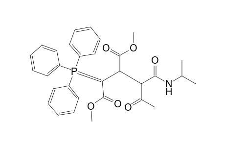 Dimethyl 2-{1-[(Isopropylamino)carbonyl]-2-oxopropyl}-3-(1,1,1-triphenyl-.lambda.5-phosphanylidene)succinate