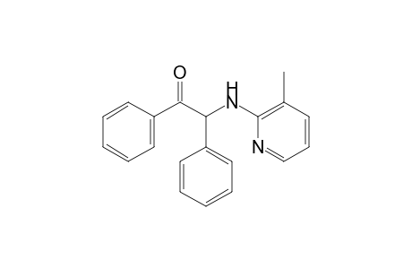 2-[(3-methyl-2-pyridyl)amino]-2-phenylacetophenone