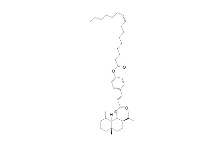 6-ALPHA-([4'-O-[9''Z-HEXADECENOYL]]-7'E-COUMARYLOXY)-EUDESM-4(14)-ENE