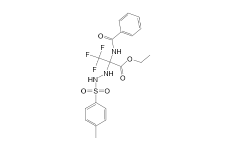 2-Benzamido-3,3,3-trifluoro-2-(N'-tosylhydrazino)propionic acid ethyl ester