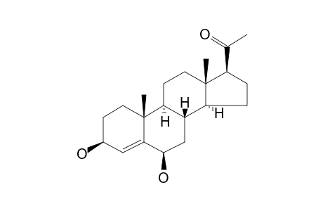 4-Pregnen-3.beta.,6.beta.-diol-20-one