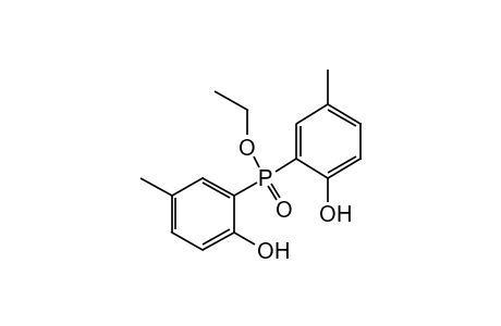 bis(6-hydroxy-m-tolyl)phosphinic acid, ethyl ester