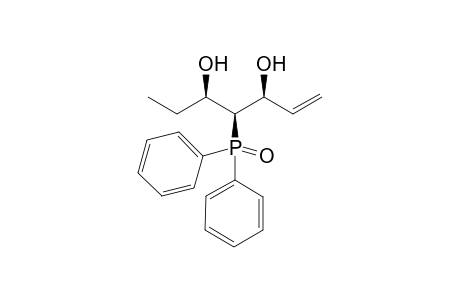 (3RS,4RS,5SR)-4-DIPHENYLPHOSPHINOYL-HEPT-1-EN-3,5-DIOL;anti-anti-ISOMER