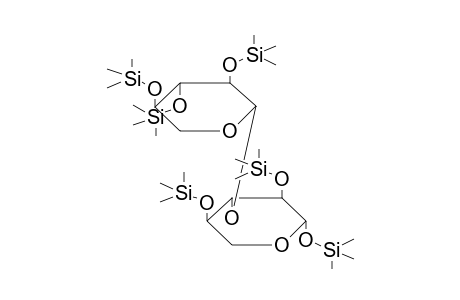 TRIMETHYLSILYL 3-O-(2',3',4'-TRI-O-TRIMETHYLSILYL-BETA-D-XYLOPYRANOSYL)-2,4-DI-O-TRIMETHYLSILYL-BETA-D-XYLOPYRANOSIDE