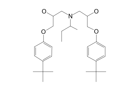 2-Propanol, 1,1'-[(1-methylpropyl)imino]bis[3-[4-(1,1-dimethylethyl)phenoxy]-