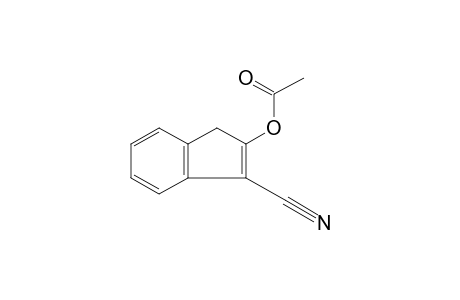 acetic acid, ester with 2-hydroxyindene-3-carbonitrile
