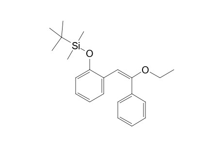 2-[(2-tert-Butyldimethylsilyloxy)phenyl]-1-ethoxy-1-phenylethene