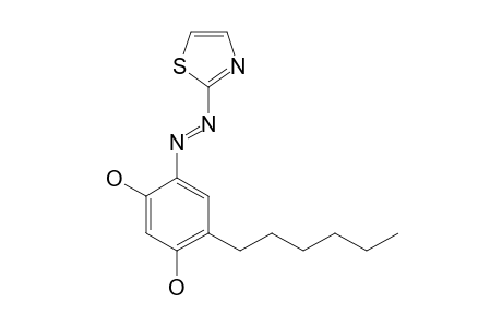 6-hexyl-4(2-thiazolylazo)resorcinol