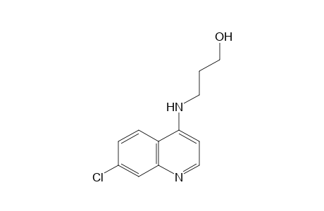3-[(7-chloro-4-quinolyl)amino]-1-propanol