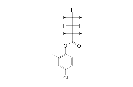 4-Chloro-2-methylphenol, o-heptafluorobutyryl-