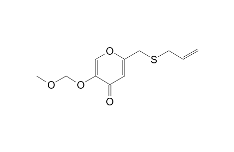 2-[(Allylthio)methylene]-5-[(methoxymethylene)oxy]-4-pyrone