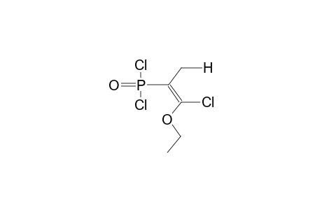 (E)-1-METHYL-2-CHLORO-2-ETHOXYVINYLDICHLOROPHOSPHONATE
