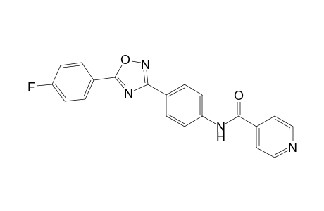 4-pyridinecarboxamide, N-[4-[5-(4-fluorophenyl)-1,2,4-oxadiazol-3-yl]phenyl]-