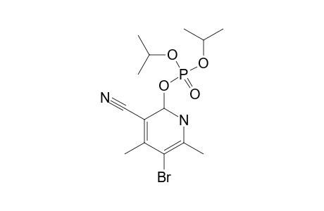 5-Bromo-3-cyano-4,6-dimethyl-1,2-dihydropyridine-2-yl-diisopropyl-phosphate