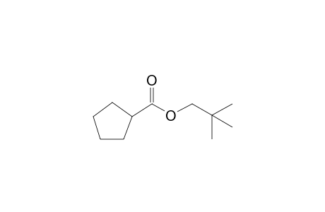 Cyclopentanecarboxylic acid, 2,2-dimethylpropyl ester