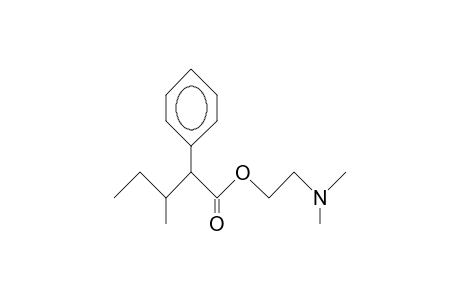 3-Methyl-2-phenylvaleric acid, 2-(dimethylamino)ethyl ester