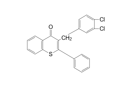 3-(3,4-DICHLOROBENZYL)-1-THIOFLAVONE