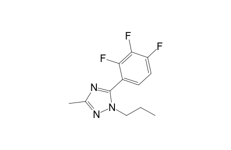 3-Methyl-1-propyl-5-(2,3,4-trifluorophenyl)-1,2,4-triazole