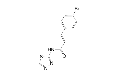 (2E)-3-(4-bromophenyl)-N-(1,3,4-thiadiazol-2-yl)-2-propenamide