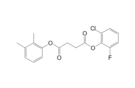 Succinic acid, 2-chloro-6-fluorophenyl 2,3-dimethylphenyl ester