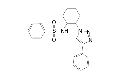 Benzenesulfonamide, N-[2-(4-phenyl-1H-1,2,3-triazol-1-yl)cyclohexyl]-