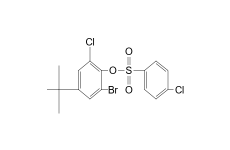 2-bromo-4-tert-butyl-6-chlorophenyl , p-chlorobenzenesulfonate