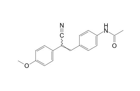 4'-(beta-Cyano-p-methixystyryl)acetanilide