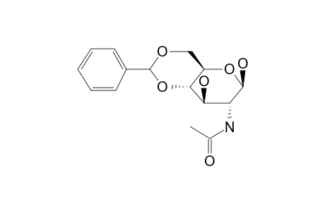 2-Acetamido-2-deoxy-4,6-o-benzylidene-.beta.-D-glucopyranose