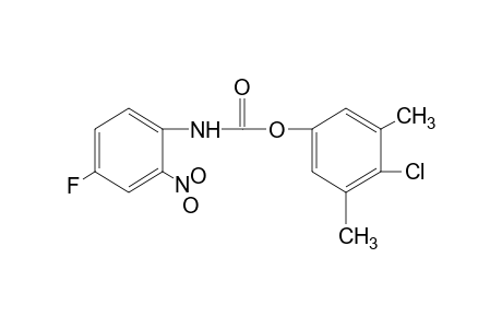 4-fluoro-2-nitrocarbanilic acid, 4-chloro-3,5-xylyl ester