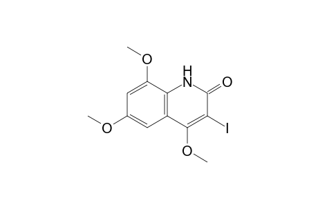 3-IOD-4,6,8-TRIMETHOXY-CHINOLIN-2(1H)-ONE