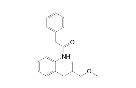 N-[(2-Methoxymethyl-2-methylethyl)phenyl]phenylacetamide