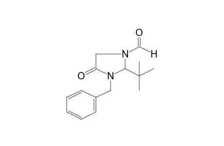 3-Benzyl-2-tert-butyl-4-oxo-1-imidazolidinecarbaldehyde