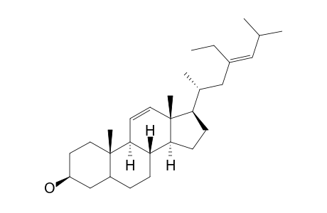 23-Ethylcholesta-11(12),23(24)-dien-3.beta.-ol