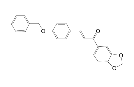 (2E)-1-(1,3-Benzodioxol-5-yl)-3-[4-(benzyloxy)phenyl]-2-propen-1-one