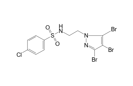 p-chloro-N-[2-(3,4,5-tribromopyrazol-1-yl)ethyl]benzenesulfonamide