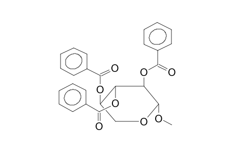 Methyl-2,3,4-tri-O-benzoyl.beta.-D-xylopyranosid