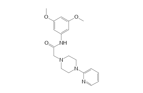 1-piperazineacetamide, N-(3,5-dimethoxyphenyl)-4-(2-pyridinyl)-