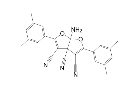 6A-Amino-3,3A,4-tricyano-2,5-bis(3,5-dimethylphenyl)furo[2,3-B]furan