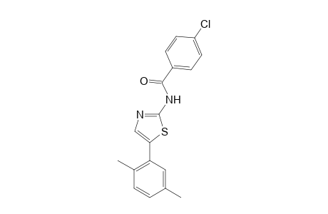 4-Chloro-N-[5-(2,5-dimethylphenyl)-1,3-thiazol-2-yl]benzamide