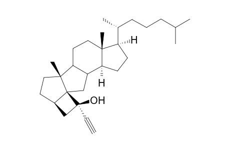 6.alpha.-Ethynyl-A-homo-B-nor-3.alpha.,5-cyclo-5.alpha.-cholestane-6.beta.-ol