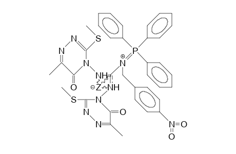 (N-4-No2-bzl-triphe-phosphoranylidenamino)-N,N'-bis(6-me-3-mes-5-oxo-4,5-dihydro-1,2,4-triazin-4-yl)carbodiimide betaine