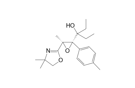 (R*,S*)-4,5-Epoxy-5-(4,4-dimethyl-2-oxazolin-2-yl)-3-ethyl-4-p-tolylhexan-3-ol