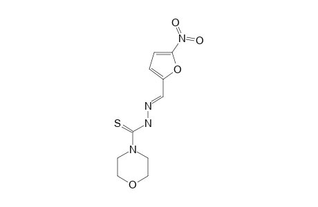 4-morpholinecarbothioic acid, (5-nitrofurfurylidene)hydrazide
