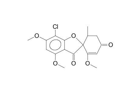 Spiro[benzofuran-2(3H),1'-[2]cyclohexene]-3,4'-dione, 7-chloro-2',4,6-trimethoxy-6'-methyl-, (1'S-trans)-