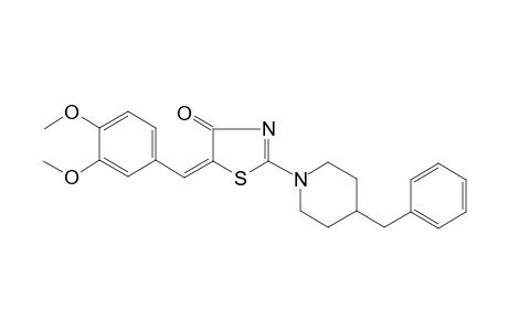 2-(4-benzyl-1-piperidinyl)-5-(3,4-dimethoxybenzylidene)-1,3-thiazol-4(5H)-one