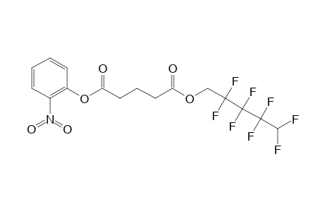 Glutaric acid, 2,2,3,3,4,4,5,5-octafluoropentyl 2-nitrophenyl ester