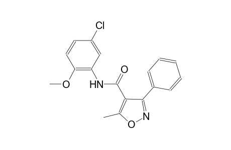 N-(5-chloro-2-methoxyphenyl)-5-methyl-3-phenyl-4-isoxazolecarboxamide