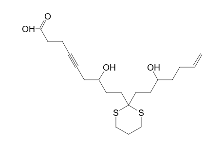 7-Hydroxy-9-[2-(3-hydroxy-hept-6-enyl)-[1,3]dithian-2-yl]-non-4-ynoic acid