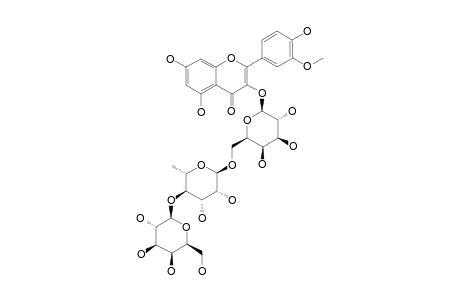 ISORHAMNETIN-3-O-BETA-D-GALACTOPYRANOSYL-(1->4)-ALPHA-L-RHAMNOPYRANOSYL-(1->6)-BETA-D-GALACTOPYRANOSIDE