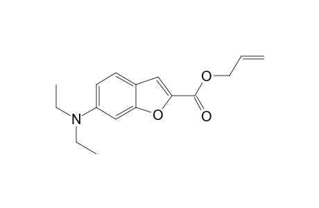 Allyl 6-triethylamino-2-benzo[b]furancarboxylate